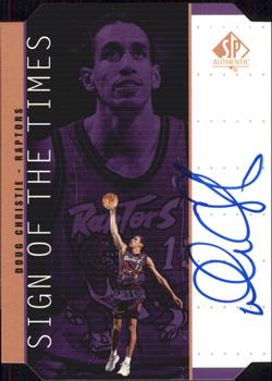 1998-99 SP Authentic - Sign of the Times Bronze #DC Doug Christie Front