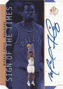 1998-99 SP Authentic - Sign of the Times Bronze #MI Michael Finley Front