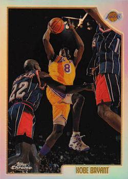 1998-99 Topps Chrome - Refractors #68 Kobe Bryant Front