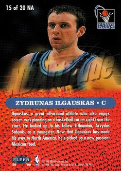 1998-99 Ultra - NBAttitude #15 NA Zydrunas Ilgauskas Back