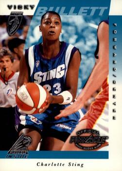 1997 Pinnacle Inside WNBA #7 Vicky Bullett Front