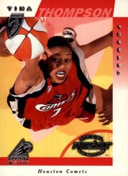 1997 Pinnacle Inside WNBA #13 Tina Thompson Front