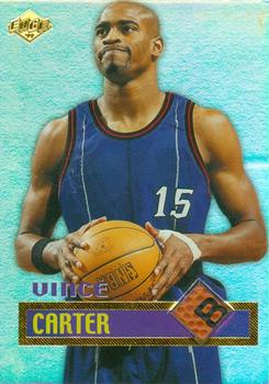 1999 Collector's Edge Rookie Rage - Authentic Gameball #GG2 Vince Carter Front