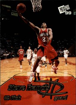 1999 Press Pass - Gold Zone #2 Steve Francis Front