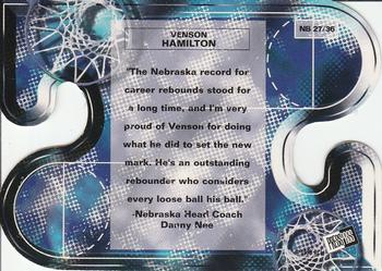 1999 Press Pass - Net Burners #NB27 Venson Hamilton Back