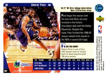1997-98 Collector's Choice #28 Robert Pack Back