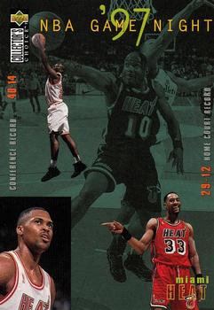 1997-98 Collector's Choice #169 Miami Heat Front