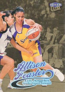 1999 Ultra WNBA - Gold Medallion #7G Allison Feaster Front