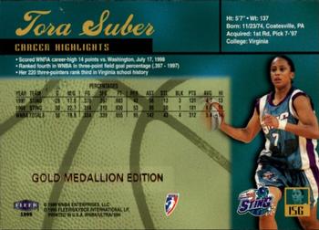 1999 Ultra WNBA - Gold Medallion #15G Tora Suber Back