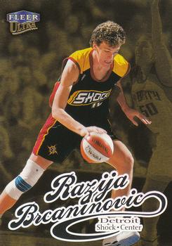 1999 Ultra WNBA - Gold Medallion #73G Razija Brcaninovic Front