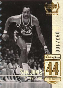 1998-99 Upper Deck Century Legends - Century Collection #44 Sam Jones Front