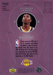 1997-98 Collector's Choice - NBA Miniatures #M13 Kobe Bryant Back