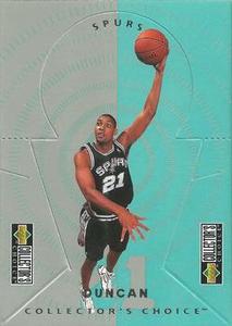 1997-98 Collector's Choice - NBA Miniatures #M24 Tim Duncan Front