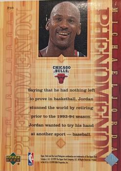 1999 Upper Deck Michael Jordan Athlete of the Century - MJ Phenomenon #P10 Michael Jordan Back