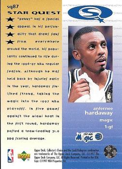 1997-98 Collector's Choice - StarQuest #SQ87 Anfernee Hardaway Back