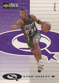 1997-98 Collector's Choice - StarQuest #SQ35 Ray Allen Front