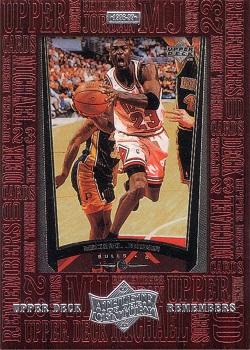 1999 Upper Deck Michael Jordan Athlete of the Century - Upper Deck Remembers #UD9 Michael Jordan Front