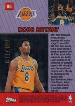 1999-00 Bowman's Best - Atomic Refractors #95 Kobe Bryant Back