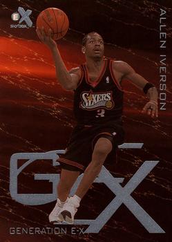 1999-00 E-X - Generation E-X #3GX Allen Iverson Front