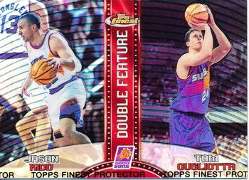 1999-00 Finest - Double Feature Dual Refractors #DF12 Jason Kidd / Tom Gugliotta Front