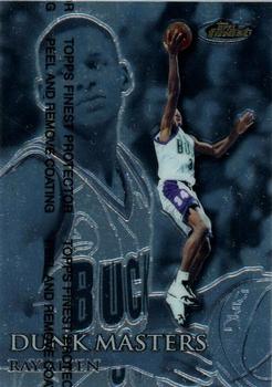 1999-00 Finest - Dunk Masters #DM10 Ray Allen Front
