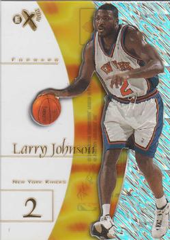 1997-98 E-X2001 #48 Larry Johnson Front