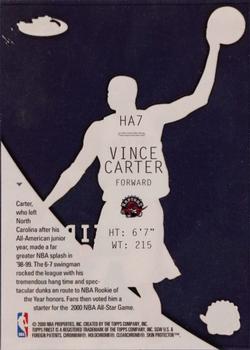 1999-00 Finest - Heirs to Air #HA7 Vince Carter Back