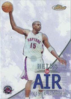 1999-00 Finest - Heirs to Air #HA7 Vince Carter Front