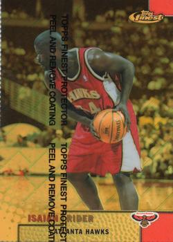 1999-00 Finest - Gold Refractors #153 Isaiah Rider Front