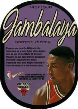 1997-98 E-X2001 - Jambalaya #14JB Scottie Pippen Back