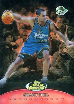 1999-00 Finest - Team Finest Red Refractors #TF9 Grant Hill Front