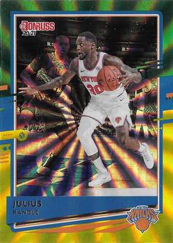 2020-21 Donruss - Holo Green and Yellow Laser #40 Julius Randle Front