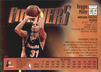 1997-98 Finest #150 Reggie Miller Back