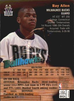 1997-98 Finest #152 Ray Allen Back