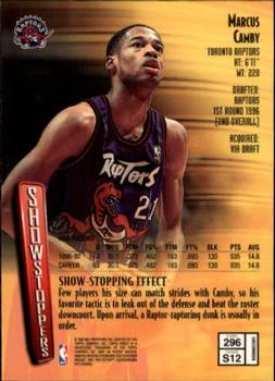 1997-98 Finest #296 Marcus Camby Back