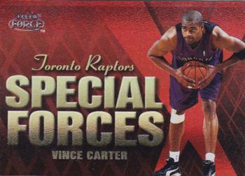 1999-00 Fleer Force - Special Forces Forcefield #1SF Vince Carter Front