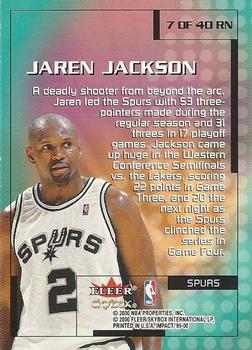 1999-00 SkyBox Impact - Rewind '99 #7 RN Jaren Jackson Back