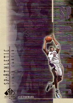 1999-00 SP Authentic - Athletic #A4 Vince Carter Front