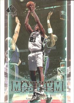 1999-00 SP Authentic - Maximum Force #M4 Tim Duncan Front