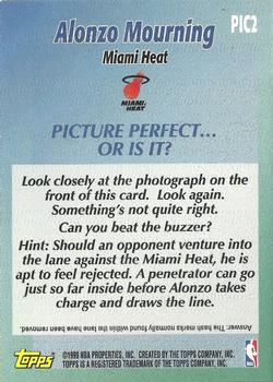1999-00 Topps - Picture Perfect #PIC2 Alonzo Mourning Back