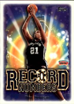 1999-00 Topps - Record Numbers #RN8 Tim Duncan Front