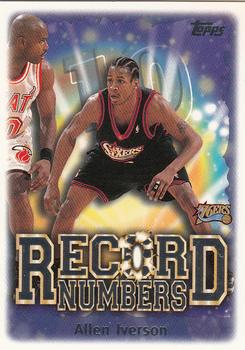 1999-00 Topps - Record Numbers #RN9 Allen Iverson Front