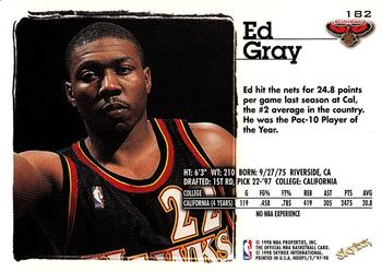 1997-98 Hoops #182 Ed Gray Back