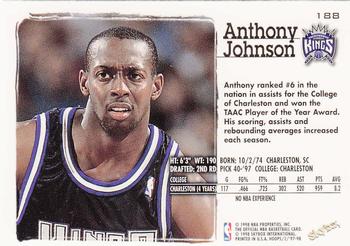 1997-98 Hoops #188 Anthony Johnson Back
