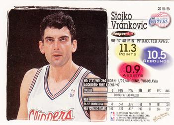1997-98 Hoops #255 Stojko Vrankovic Back