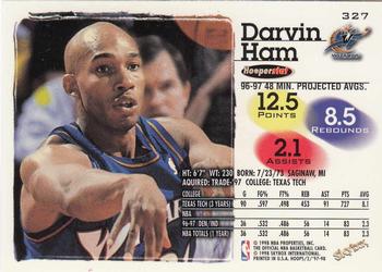 1997-98 Hoops #327 Darvin Ham Back