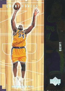 1999-00 Upper Deck Hardcourt - Court Forces #CF5 Shaquille O'Neal Front