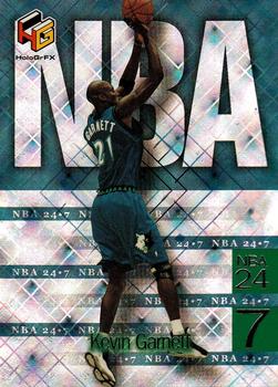 1999-00 Upper Deck HoloGrFX - NBA 24-7 #N4 Kevin Garnett Front