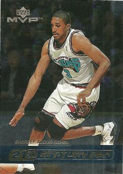 1999-00 Upper Deck MVP - 21st Century NBA #N8 Shareef Abdur-Rahim Front