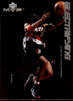 1999-00 Upper Deck MVP - Electrifying #E5 Damon Stoudamire Front